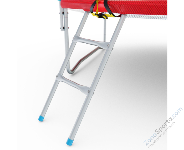 Батут с сеткой DFC Pelpo 8ft с лестницей, Red