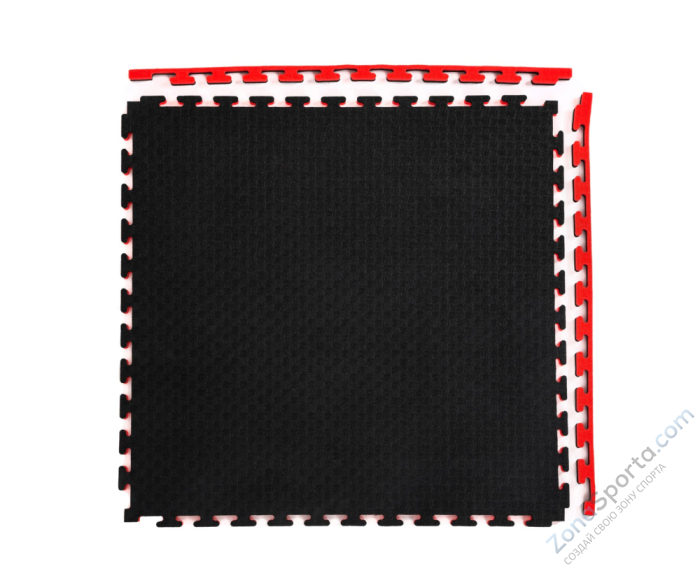 Будо-мат DFC, 100 x 100 см, 40 мм, цвет черно-красный