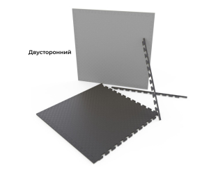 Будо-мат EVA DFC 100 x 100 см, 40 мм, цвет серо-графитовый