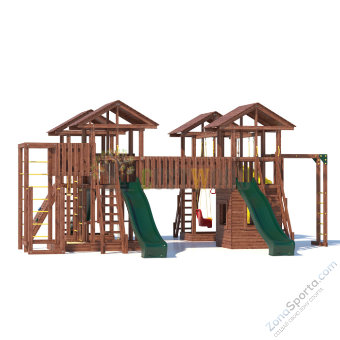 Детская деревянная игровая площадка для улицы дачи CustWood Active 16