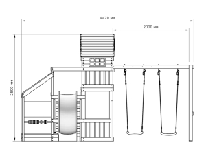 Детская игровая площадка IgraGrad М3