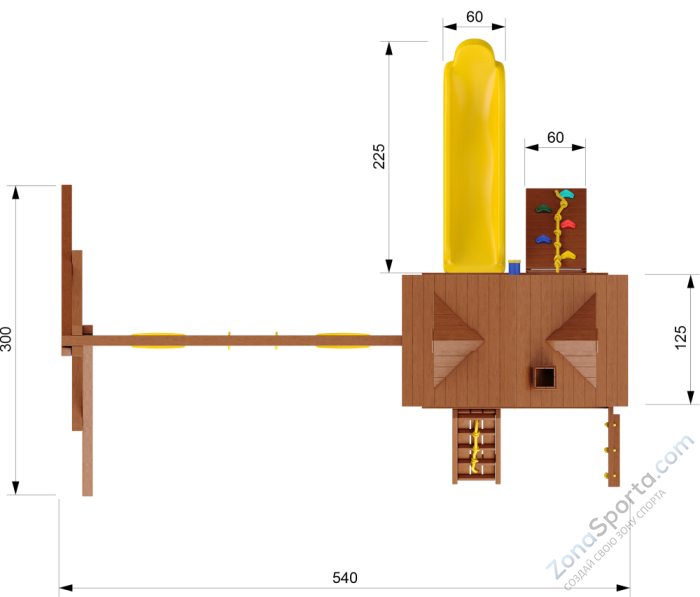 Детский игровой комплекс SunriseFort-1