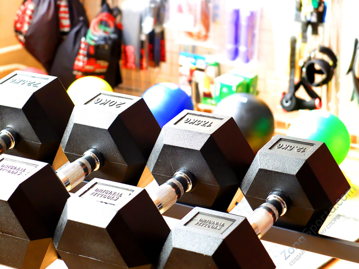 Гантель 6 кг гексагональная Original FitTools FT-HEX-06