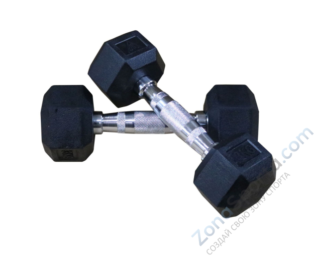 Гантели гексагональные 2 шт. по 32.5 кг DFC DB001-32.5