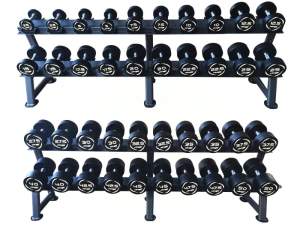 Комплект PVC гантелей 2,5-50кг (20пар) со стойками Fitex FTX-311.3