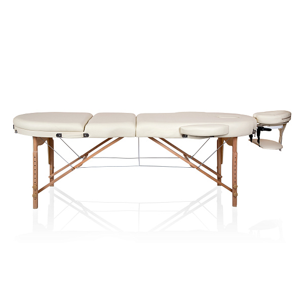 Массажный складной стол Mizomed Premium 3 Oval крем