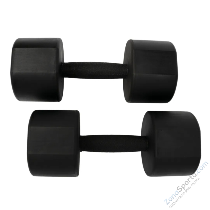 Набор термополиуретановых гантелей Bronze Gym, 1-10 кг - 10 пар, шаг 1 кг