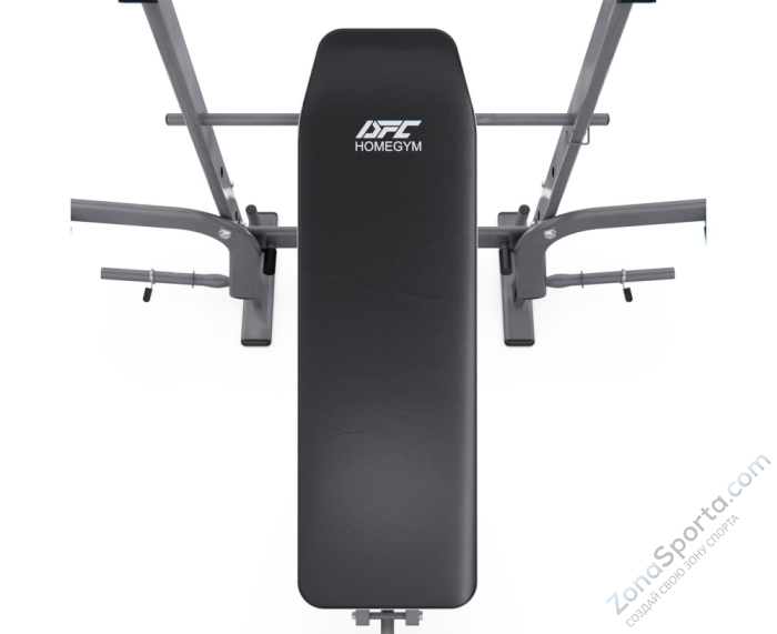 Скамья со стойками под штангу DFC D703 PRO с партой для бицепса