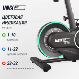 Велотренажер Спин-байк Unix Fit Smart Light 700